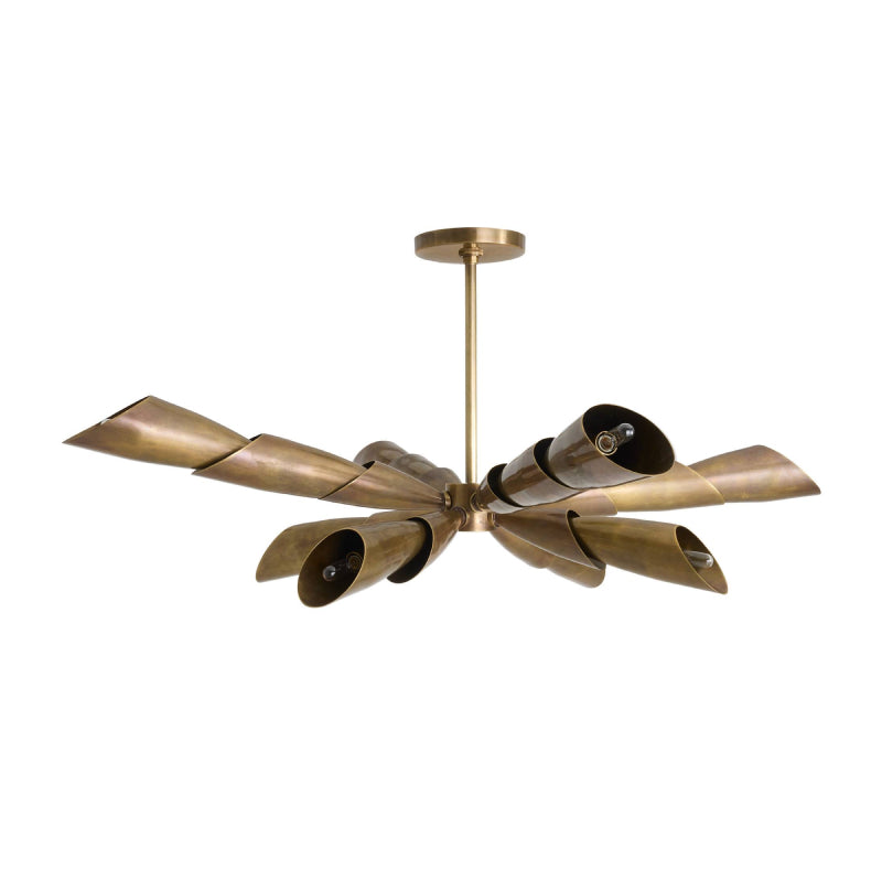 Arteriors DLI13 Morgan 8-lt 44" Semi Flush Mount