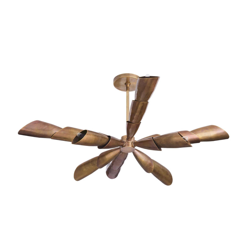 Arteriors DLI13 Morgan 8-lt 44" Semi Flush Mount