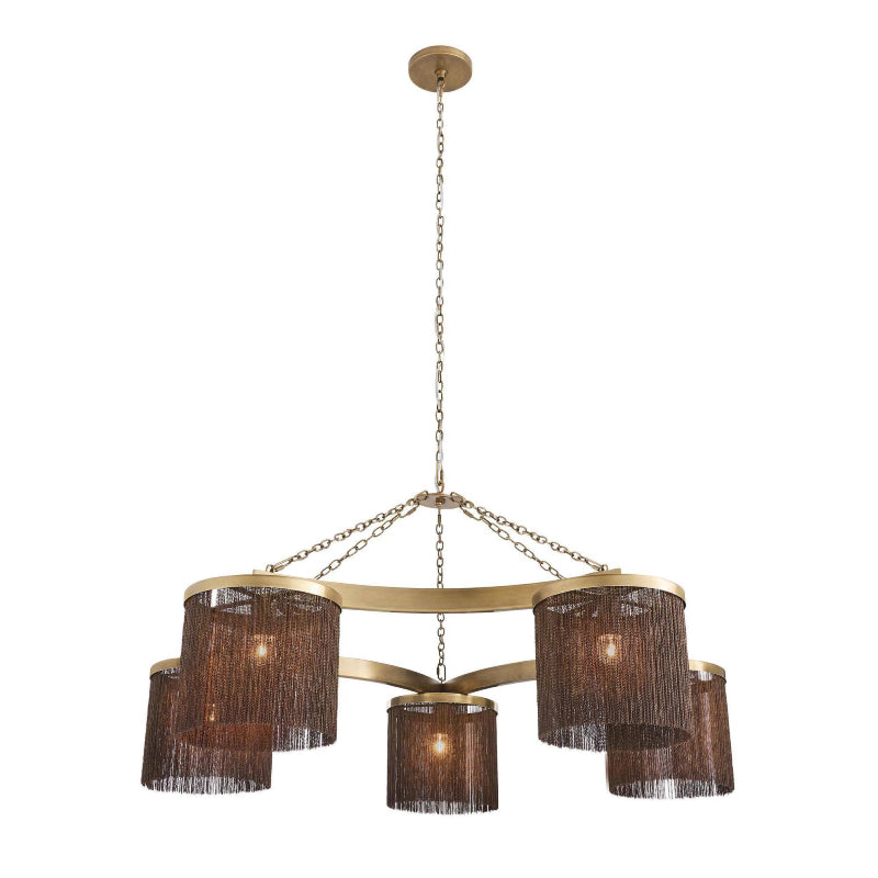 Arteriors DLI14 Langston 5-lt 46" Chandelier