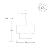 Arteriors DMI26 Leonardo 4-lt 28" Chandelier