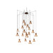 Bover Domita S/20/19L 19-lt 77" LED Pendant