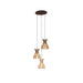 Bover Domita S/20/3L 3-lt 17" LED Pendant