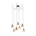 Bover Domita S/20/7L 7-lt 60" LED Pendant