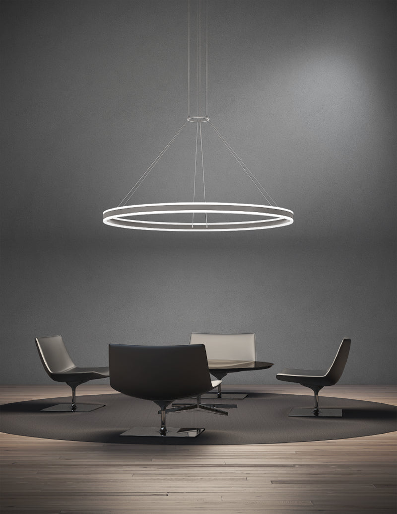 Sonneman 2309 Double Corona 59" LED Ring Pendant
