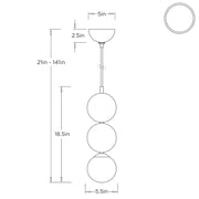 Arteriors DPC25 Melody 1-lt 6" Pendant