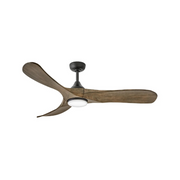 Hinkley 903856F Swell Illuminated 56" Ceiling Fan with LED Light Kit - Matte Black/Driftwood