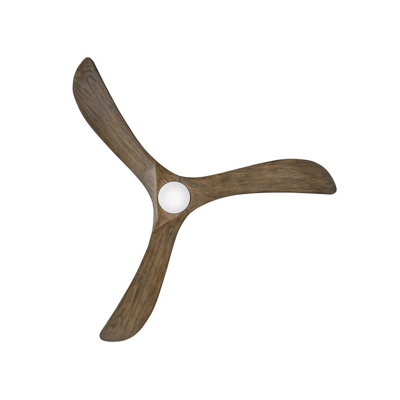 Hinkley 903872F Swell Illuminated 72" Ceiling Fan with LED Light Kit - Matte Black/Driftwood