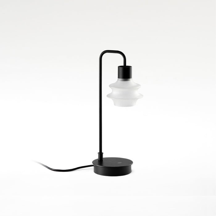 Bover Drop M/36 1-lt 14" Tall LED Table lamp, Cord Switch-Frosted Glass