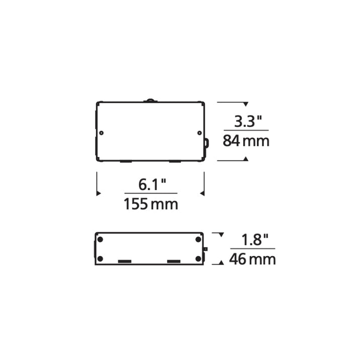 Element EDIM12RRL Reflections 12" LED Remodel Indirect Downlight, Flangeless