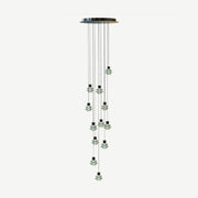 Bover Drop S/12L 12-lt 22" LED Pendant-Green