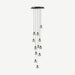 Bover Drop S/12L 12-lt 22" LED Pendant-Green