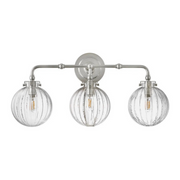 Hinkley 57413 Helene 3-lt 24" LED Vanity Light - Polished Nickel