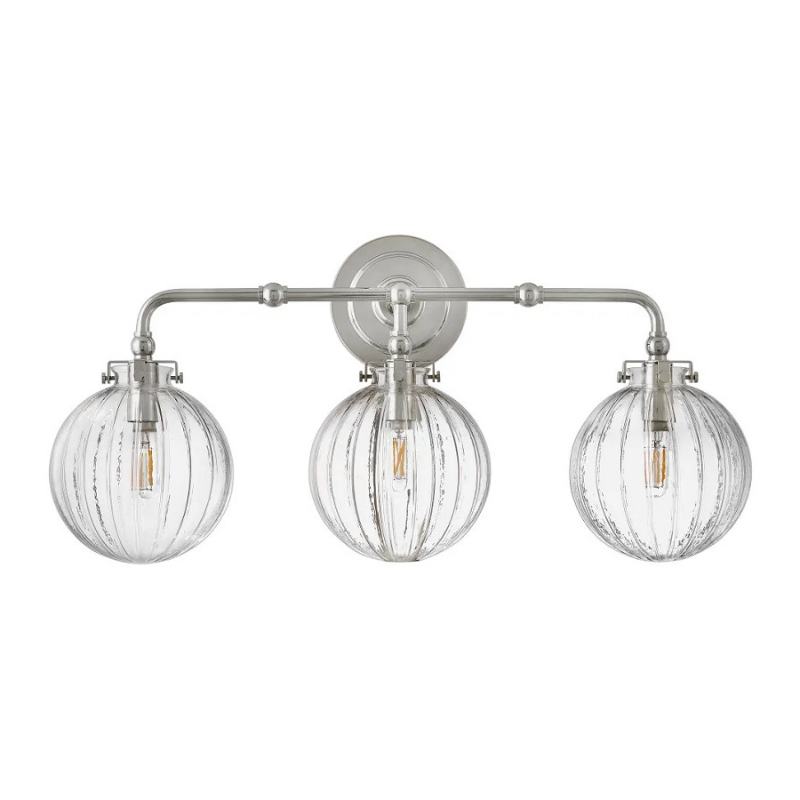 Hinkley 57413 Helene 3-lt 24" LED Vanity Light - Polished Nickel