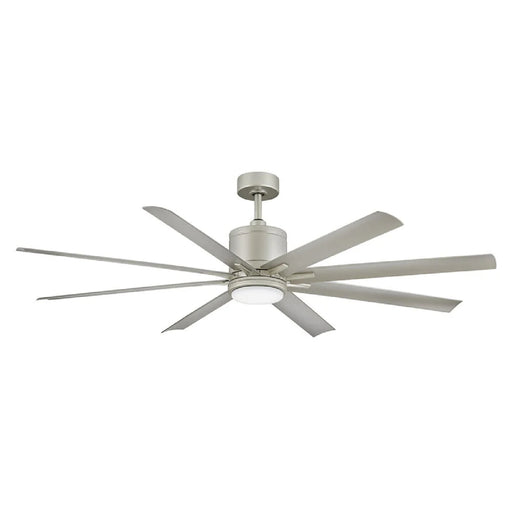 Hinkley 907166 Vantage 66" Indoor/Outdoor Smart Ceiling Fan with LED Light Kit - Brushed Nickel