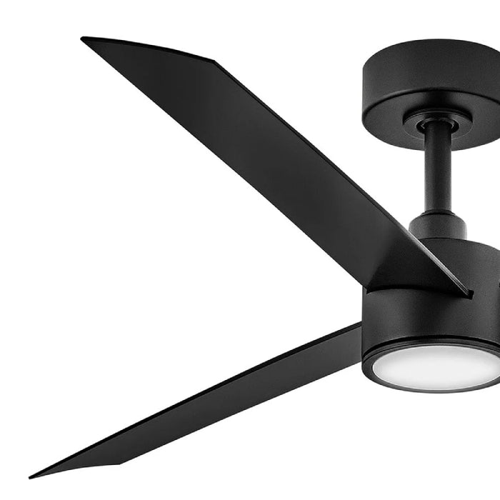 Hinkley 907452 Speck 52" Indoor/Outdoor Smart Ceiling Fan with LED Light Kit - Matte Black