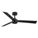 Hinkley 907452 Speck 52" Indoor/Outdoor Smart Ceiling Fan with LED Light Kit - Matte Black
