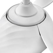 Hinkley 907256 Tiburon 56" Smart Ceiling Fan with LED Light Kit - Matte White