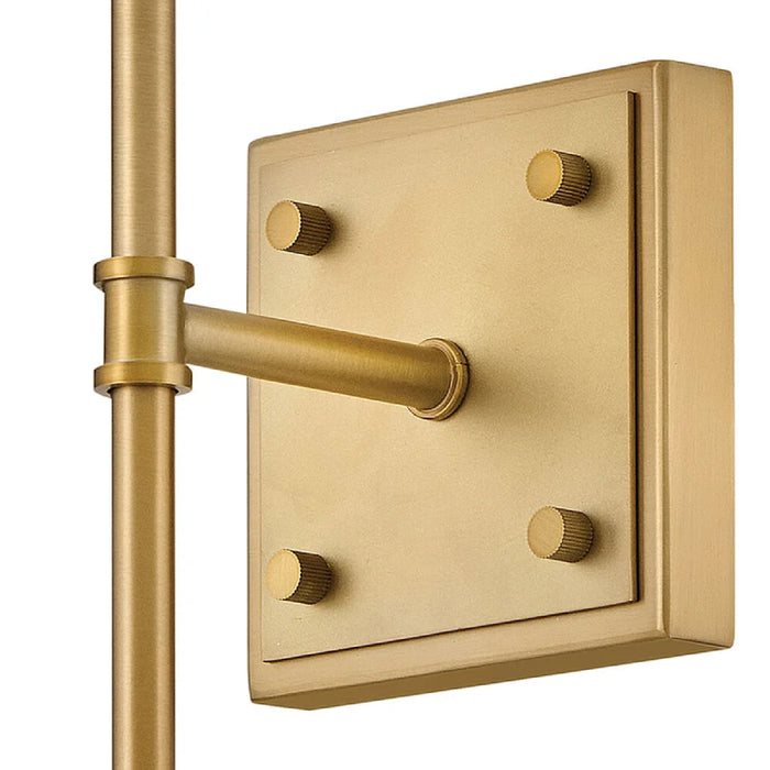 Hinkley 46950 Saunders 1-lt 16" Tall LED Wall Sconce - Lacquered Brass