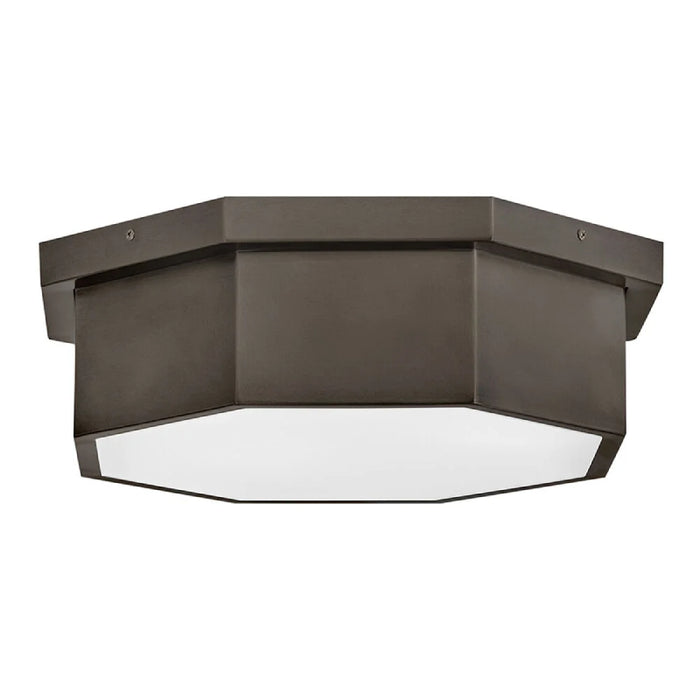 Hinkley 46993 Facet 3-lt 18" LED Flush Mount - Black Oxide