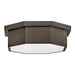 Hinkley 46993 Facet 3-lt 18" LED Flush Mount - Black Oxide