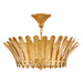 Hinkley 47693 Reina 3-lt 20" LED Semi-Flush Mount - Distressed Brass