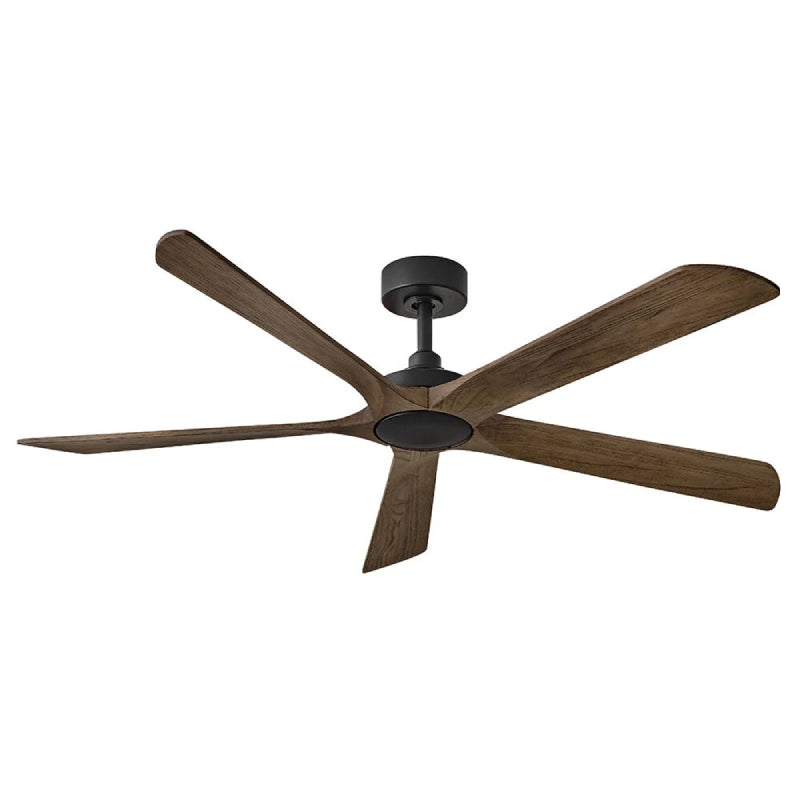 Hinkley 907358 Layton 58" Smart Ceiling Fan with LED Light Kit - Matte Black/Driftwood