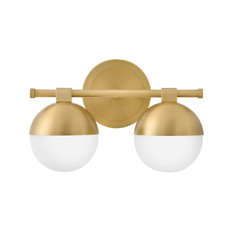 Hinkley 54562 Bowie 2-lt 14" LED Vanity - Lacquered Brass