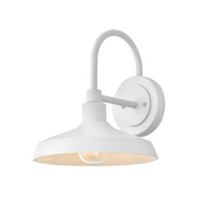 Hinkley 12075 Forge 1-lt 13" Tall LED Outdoor Barn Light - Textured White