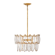 Fredrick Ramond FR32603 Amira 4-lt 19" LED Convertible Semi Flush