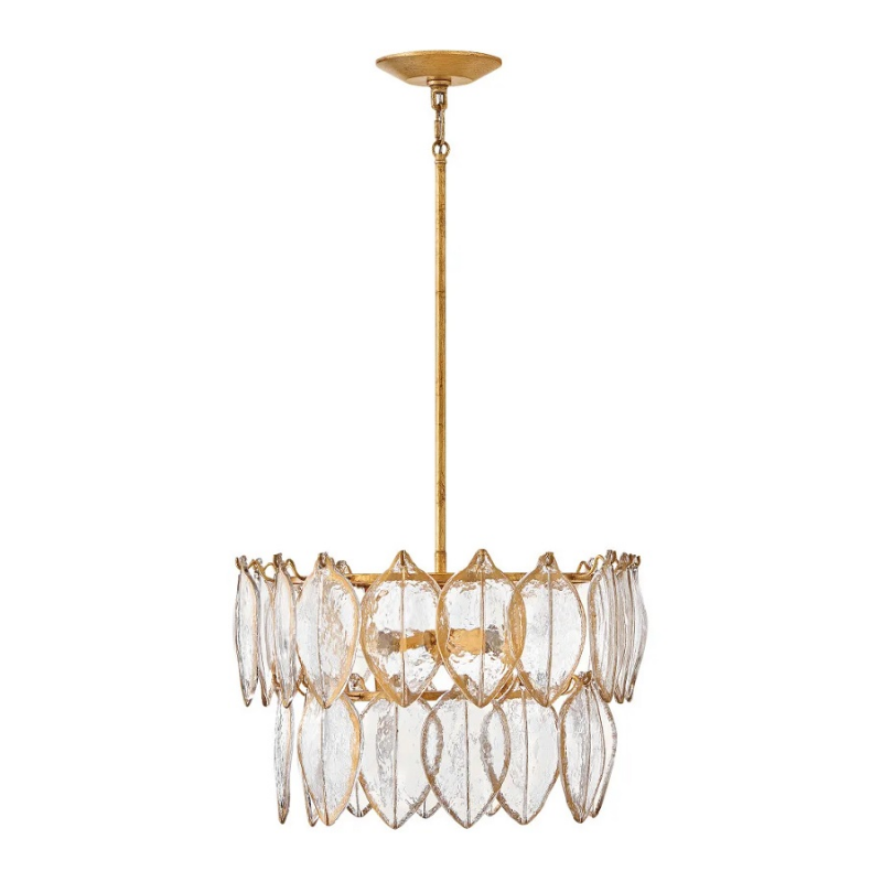 Fredrick Ramond FR32603 Amira 4-lt 19" LED Convertible Semi Flush
