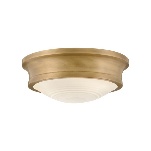 Hinkley 45123 Ellis 3-lt 14" LED Flush Mount - Heritage Brass