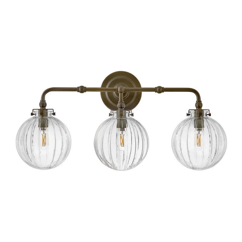 Hinkley 57413 Helene 3-lt 24" LED Vanity Light - Heritage Bronze