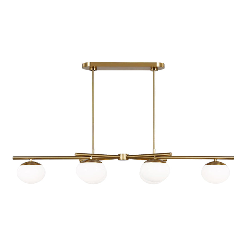 Visual Comfort EC1276 Lune 6-lt 50" LED Linear Chandelier