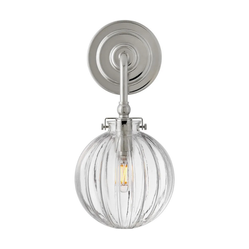 Hinkley 57410 Helene 1-lt 14" Tall LED Wall Sconce - Polished Nickel
