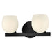 Hinkley 57022 Mae 2-lt 15" LED Vanity - Black