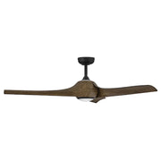 Hinkley 907256 Tiburon 56" Smart Ceiling Fan with LED Light Kit - Matte Black/Driftwood
