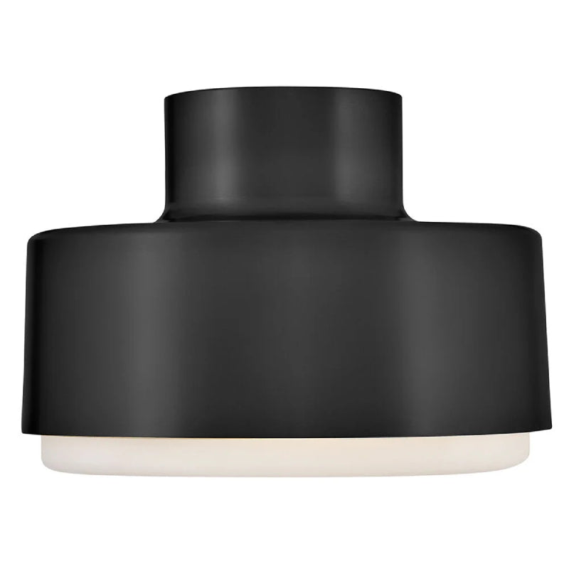 Hinkley 30072 Cedric 2-lt 13" LED Semi-Flush Mount - Black
