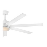 Hinkley 910656 Current 56" Smart Ceiling Fan with LED Light Kit - Matte White