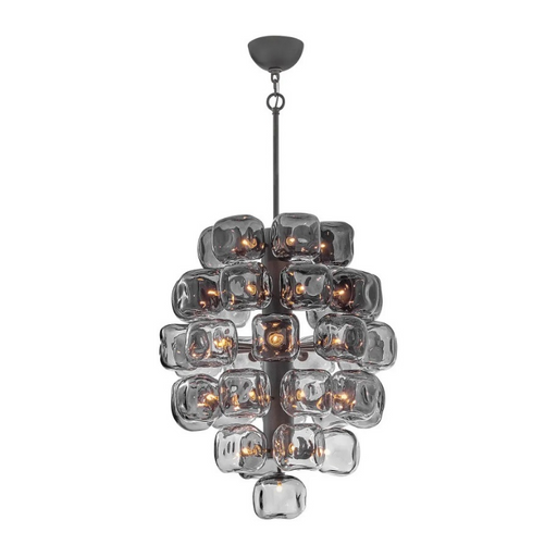 Fredrick Ramond FR46856 Perriand 40-lt 24" LED Chandelier - Brushed Graphite