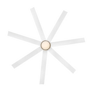 Hinkley 910656 Current 56" Smart Ceiling Fan with LED Light Kit - Heritage Brass