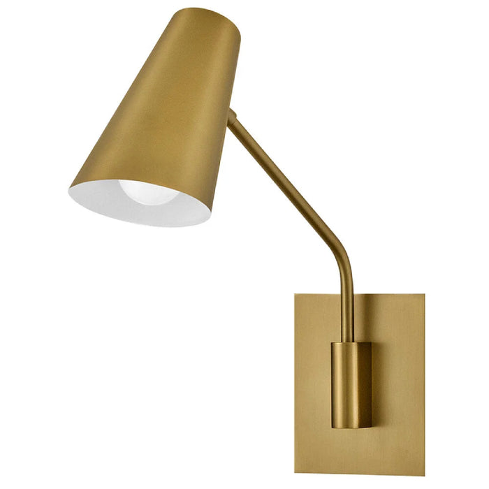 Hinkley 48310 Bray 1-lt 17" Tall LED Swing Arm Wall Sconce - Lacquered Brass