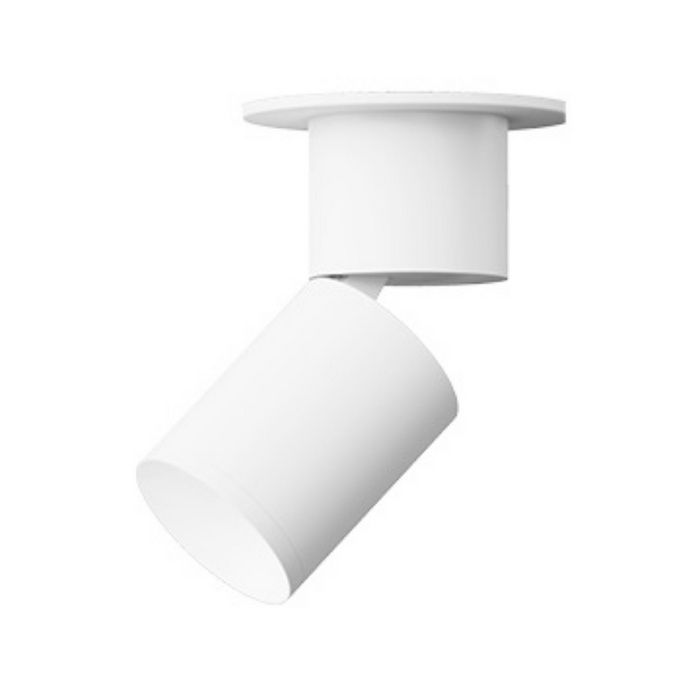 Element EC3R 3" 27W Adjustable LED Cylinder, Warm Dim, Surface Mount - White