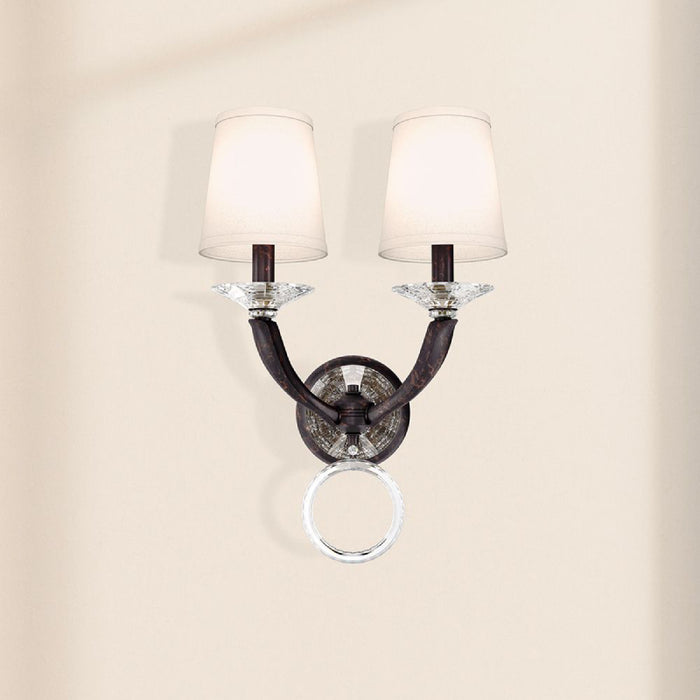 Schonbek MA1002 Emilea 2-lt 20" Tall Wall Sconce