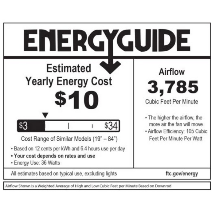 Hinkley 900956F Indy 56" Outdoor Ceiling Fan