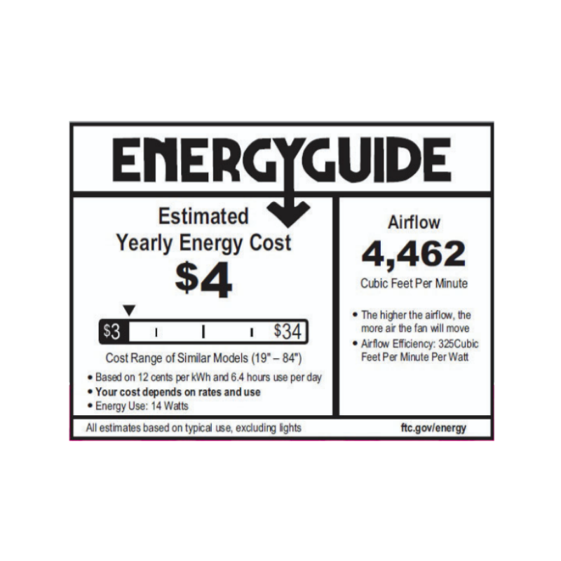 Oxygen 3-132 Apogee 60" Ceiling Fan with LED Light Kit