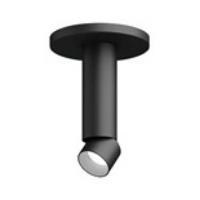 Element ENCY2R ENTRA 2" 8W Adjustable LED Cylinder, Warm Dim, Surface Mount - Black