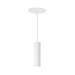 Element ENCY2R ENTRA 2" 8W Fixed LED Cylinder, Warm Dim, Cord Mount - White