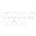 Eurofase 48919 Iissa 5-lt 35" LED Vanity Light