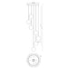 Eurofase 48930 Iissa 7-lt 21" LED Multi Drop Chandelier
