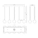Eurofase 48934 Iissa 10-lt 47" LED Multi Drop Chandelier